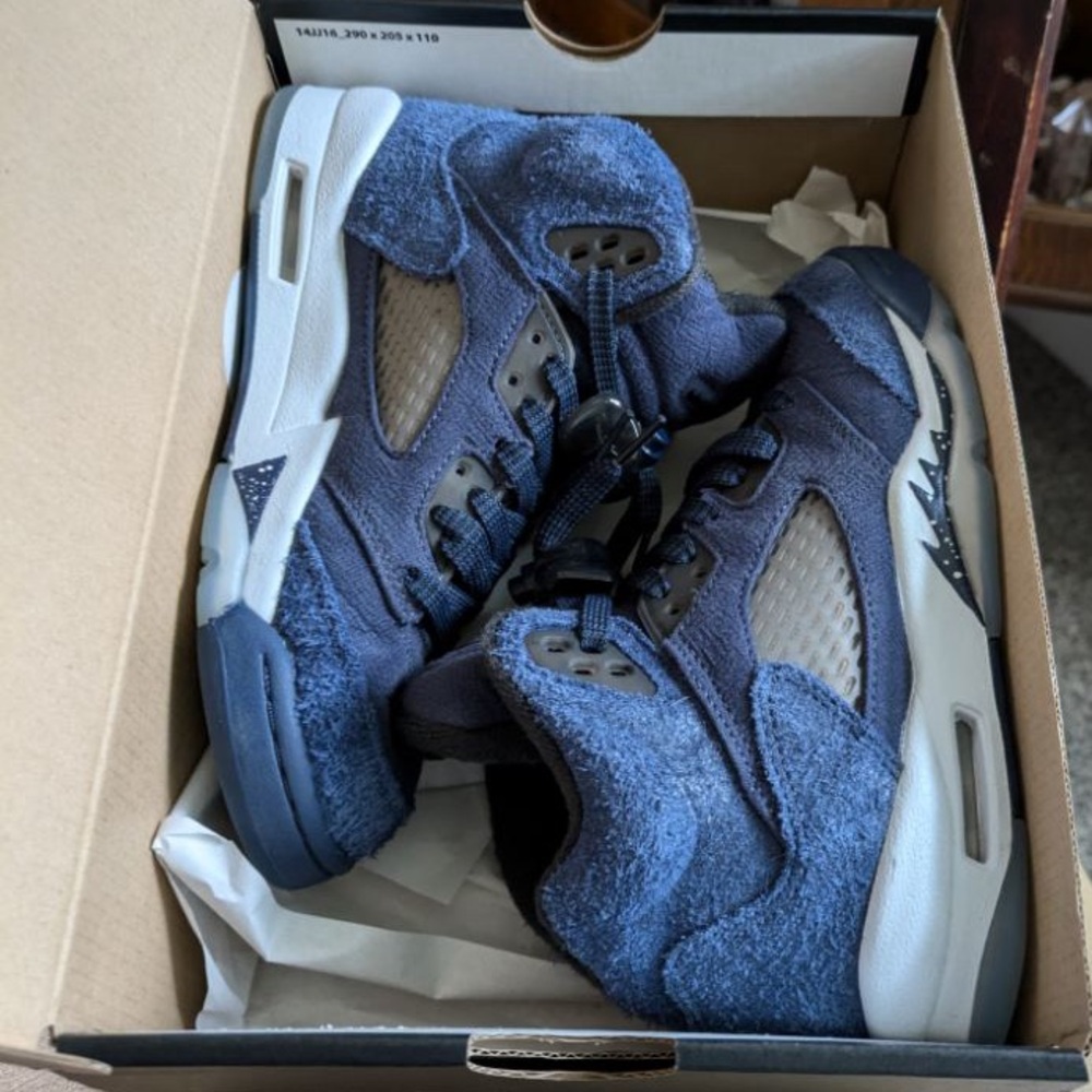 Air Jordan 5 Retro SE, Midnight Navy, 4Y
